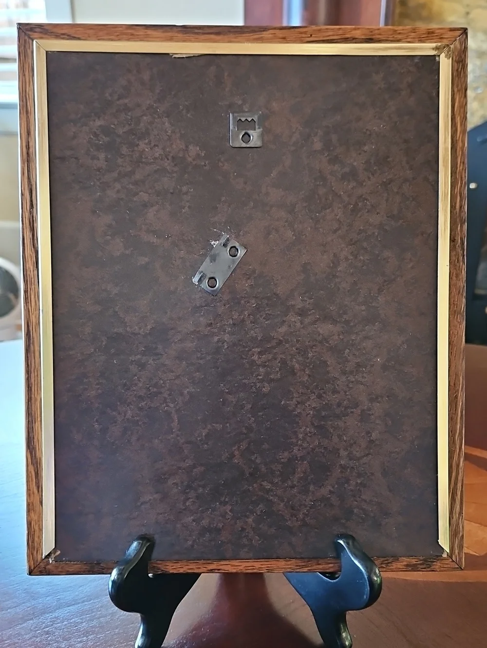 Authentic Vintage Heavy Grain Oak Photo Frame 8